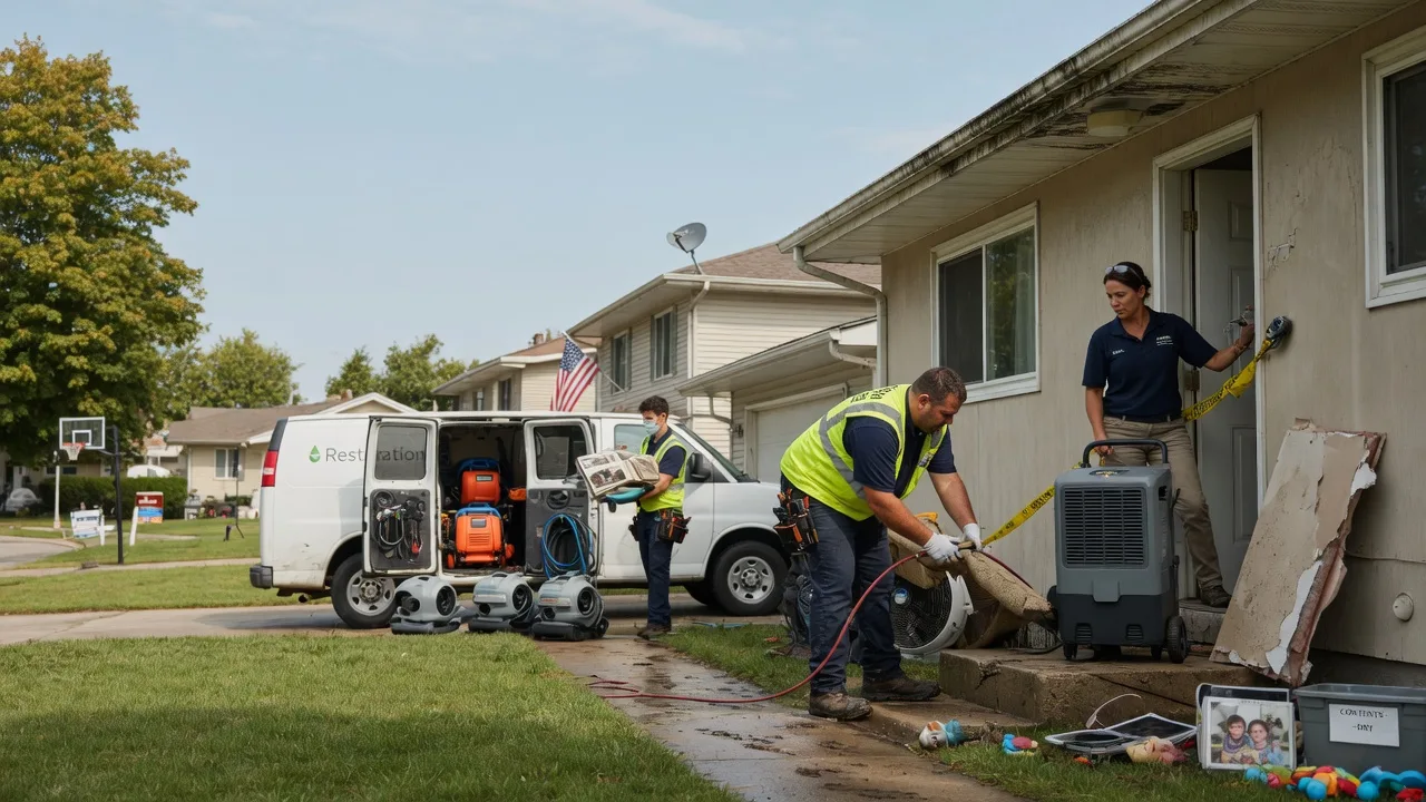 Water Damage Restoration in Jacksonville, IL near me